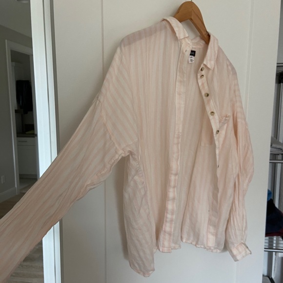 Pink Urban Outfitters Button Up - Picture 3 of 6
